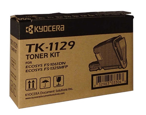 Kyocera - Kyocera TK-1129 Black Toner for FS-1061DN FS-1325MFP Yield ~2,100 Pages