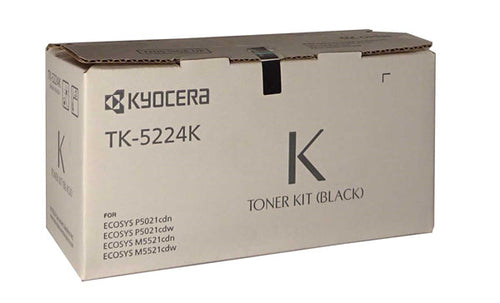 Kyocera - Kyocera TK-5224K Value Black Toner for M5521 P5021 Printer
