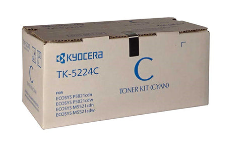 Kyocera - Kyocera TK-5224C Cyan Toner for Kyocera M5521 P5021