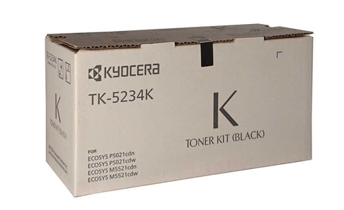 Kyocera - Kyocera TK-5234K Black Toner for Kyocera M5521 P5021 2600 Pages Yield