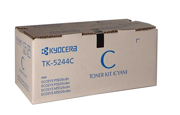 TK-5244C Cyan Toner for M5526 P5026 ~3,000 Pages Toner