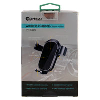 Hands-free Car Vent Mount Wireless Charging 10W for QI Devices