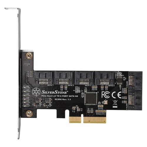 SilverStone - Silverstone SST-ECS06 6-Port SATA III PCI Express Card