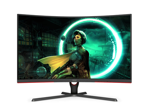 Computer Monitors - Aoc CQ32G3SE 32inch QHD 165Hz 1ms Curved Gaming Monitor