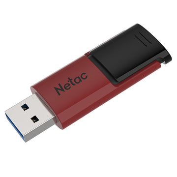 U182 128GB USB3 Retractable Red/Black Flash Drive