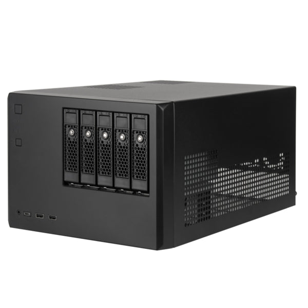 CS351 mATX Black Storage Desktop 5 Hotswap Bays