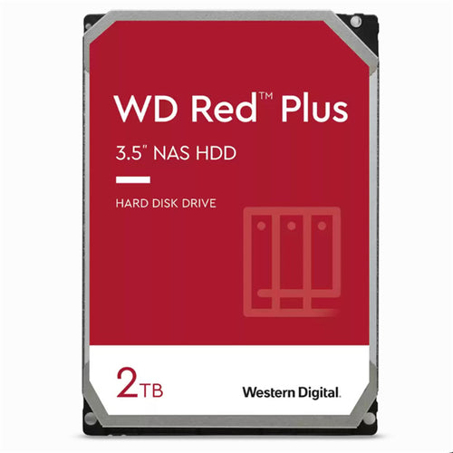 Storage - Western digital Red Plus 2TB SATA 3.5" Intellipower 5400RPM 64MB NAS HDD