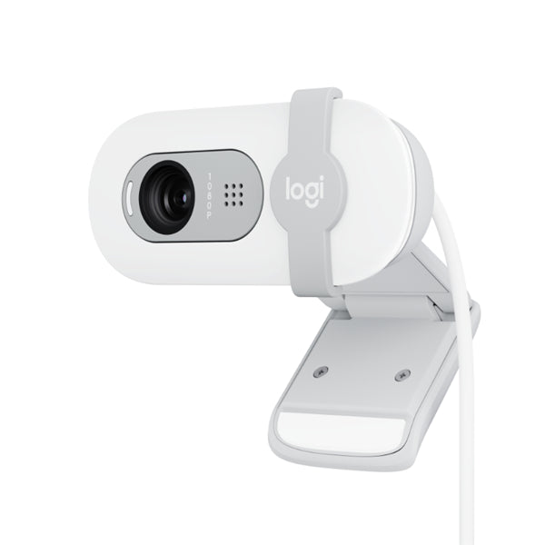 Brio 100 Full HD 1080p White Webcam