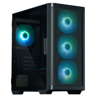 M4 mATX Black Mini Tower Case 3x120mm RGB PC Case