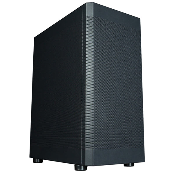 I4 ATX Mid Tower Case Black 6x120mm Fans Full Mesh Design Combo Drive Slots