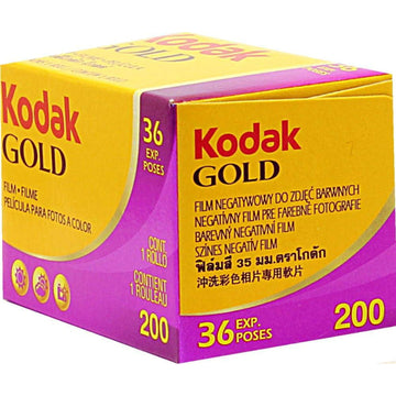 Gold 200 ISO 135-36 Color Saturation Accuracy Sharpness Film Pack