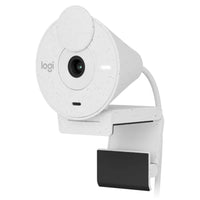 Brio 300 Off White 1080p Auto Light Correction Noise-Reducing Mic Webcam