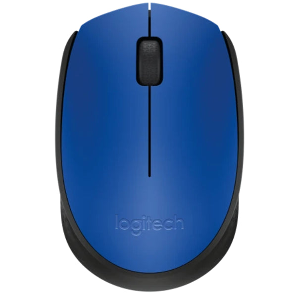 M171 Wireless Blue Optical Mouse Nano USB 12-Month Battery Life(Mouse)