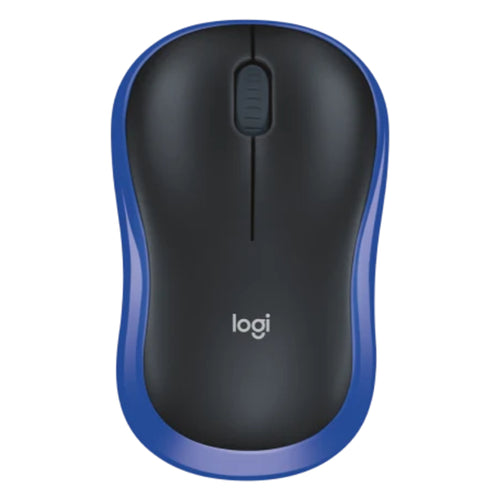 Components - Logitech M185 USB Wireless Blue Compact Mouse