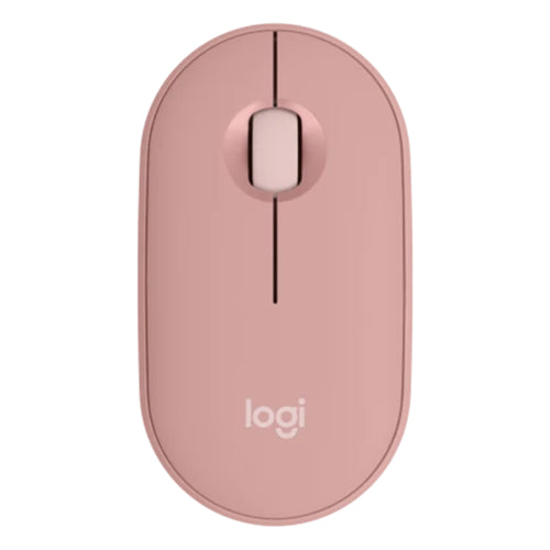 Components - Logitech M350S Pebble 2 USB Wireless/Bluetooth Mouse - Tonal Rose