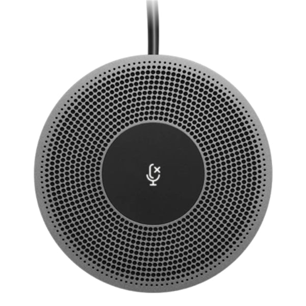 Expansion Mic for Logitech MeetUp Model, Enhances Audio for Distant Participants, Ideal for Larger Huddle Rooms - Microphone