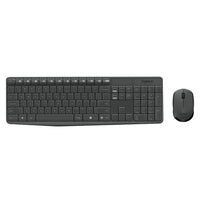 MK235 Wireless Keyboard and Mouse Desktop Kit with Nano USB Receiver, Full Size