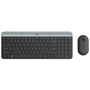 MK470 Black Slim Wireless Keyboard Mouse Combo