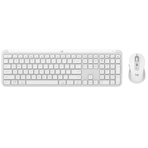 Components - Logitech MK950 Performance Wireless Keyboard and Mouse Off-White - Bluetooth USB Keyboard 36 Months Mouse 24 Months