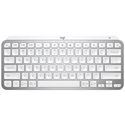 Components - Logitech MX Keys Mini Wireless Illuminated Keyboard Grey Smart Dictation Mic Mute/Unmute Emoji Wireless Keyboard