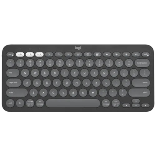 Components - Logitech Pebble Keys 2 K380S Wireless Compact Keyboard Bluetooth Graphite Kit