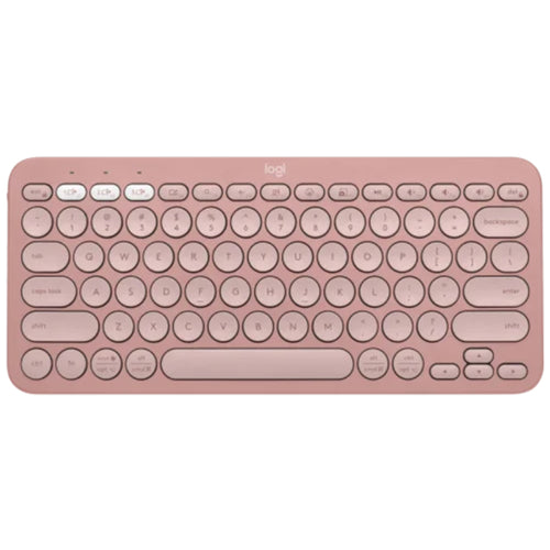 Components - Logitech Pebble Keys 2 K380S Rose Wireless Keyboard Bluetooth Easy-Switch 2xAA