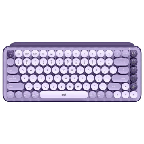 Components - Logitech POP Keys Wireless Mechanical Keyboard  - Lavender