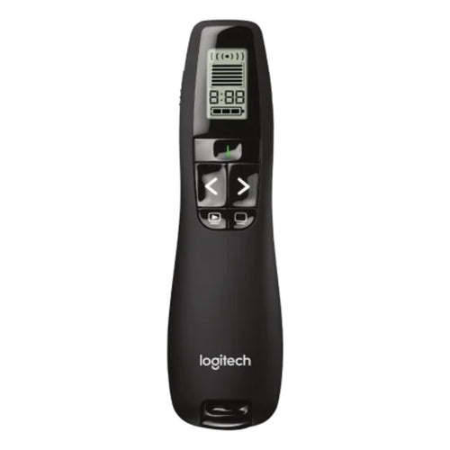 Components - Logitech R800 Green Laser Pointer 100ft Range Timer Slideshow Button Presenter