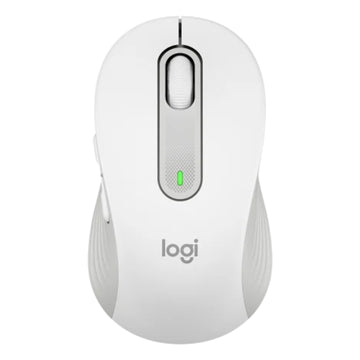 Signature M650 Wireless Mouse Off White Bluetooth Silent Customizable Med