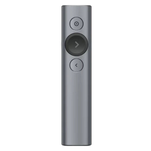 Logitech - Logitech Spotlight Presentation Remote Slate Highlight Magnify Cursor Videos Links Bluetooth USB Presentation Remote