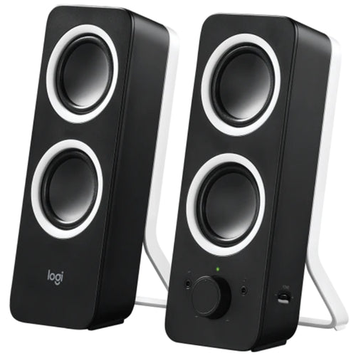 Logitech - Logitech Z200 Black 2.0 Channel 5W Multimedia Speakers