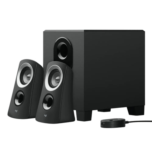 Logitech - Logitech Z313 2.1 Channel 25W 3.5mm Multimedia Speakers