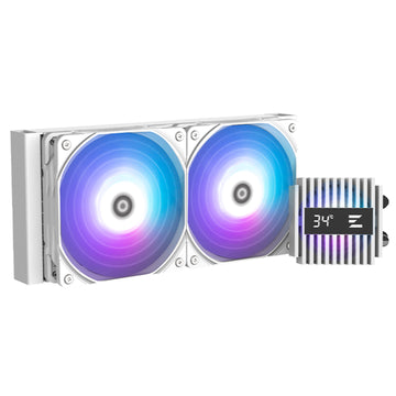 Alpha2 24 ARGB White Liquid Cooler Dual 120mm Fan CPU Cooler