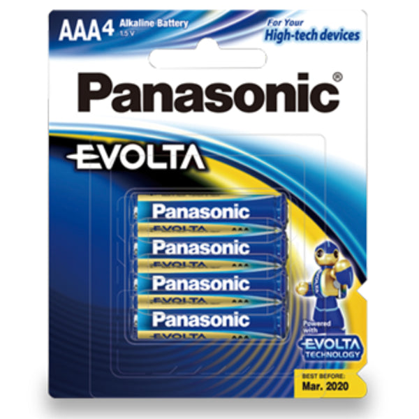 Evolta AAA Alkaline Battery 4 Pack