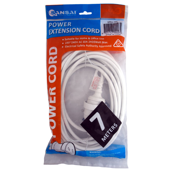 7 Meter Power Extension Lead 240V 10A Cable