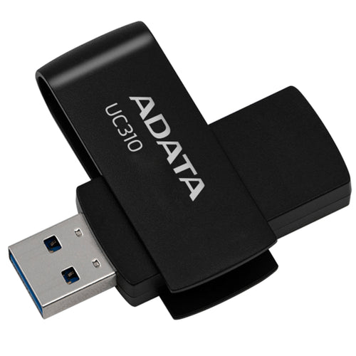 Storage - Adata UC310 128GB USB3.2 Type-A BlackSwivel Flash Drive