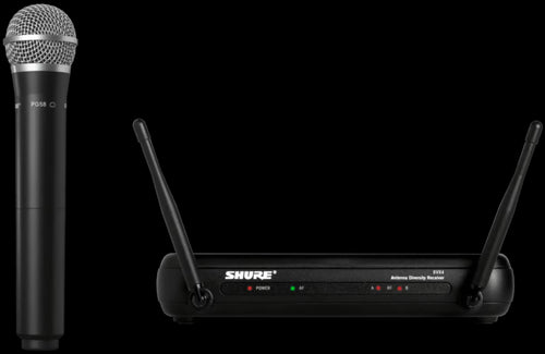 shure - Shure SVX PG58 Wireless Handheld System with Receiver and PG58 Pro Microphone