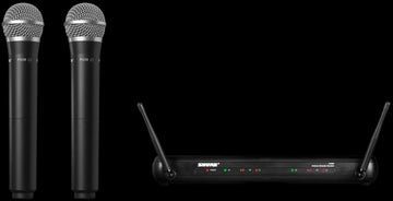 SVX288-PG58 Wireless Dual Handheld System with Receiver and 2x Handheld Microphone