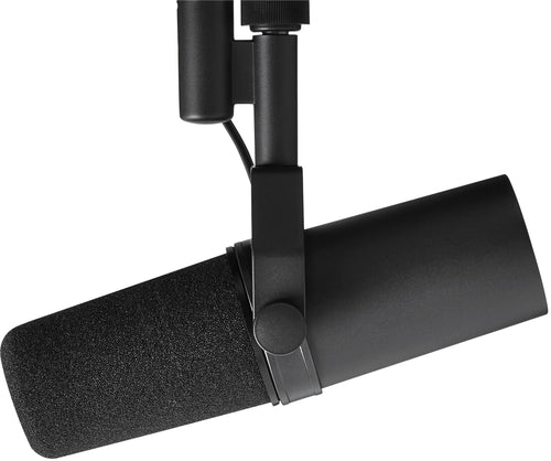shure - Shure SM7B Studio Vocal Microphone with Yoke Mounting, Cardioid Polar Pattern, Pop Filter - Broadcasting Professional Podcasting Studio Recording