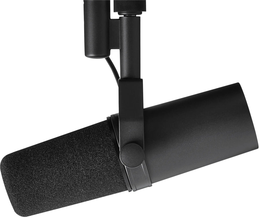 SM7B Studio Vocal Microphone with Yoke Mounting, Cardioid Polar Pattern, Pop Filter - Broadcasting Professional Podcasting Studio Recording