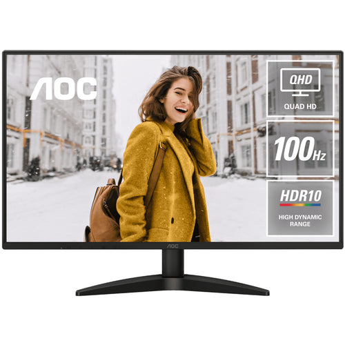 Computer Monitors - Aoc Q27B36 27inch QHD 100Hz 1ms Frameless Monitor