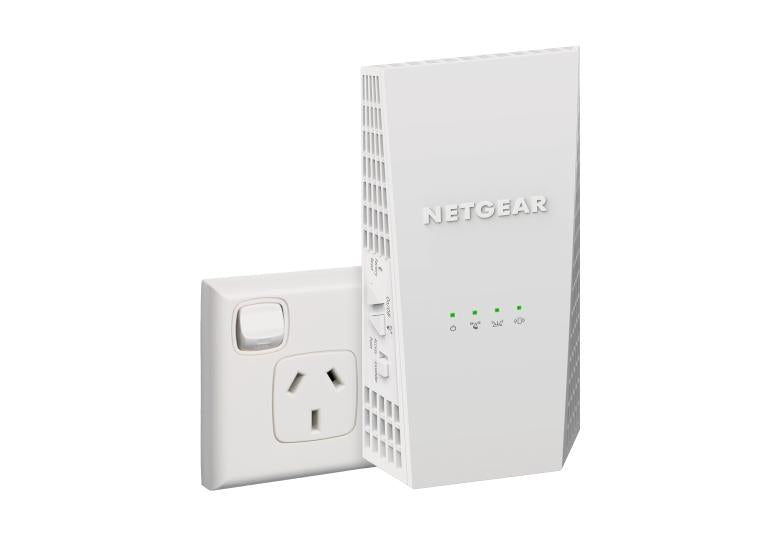 AC1900 Dual-Band WiFi Mesh Extender EX6400-100AUS -Wall Plug -Up to 1.9Gbps -Internal Antenna