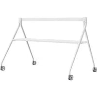 White Floor Stand with Tray for MB86 Video Conferencing Equipment