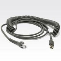 15ft Coiled USB Scanner Cable