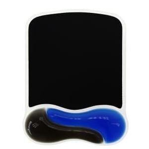 Blue/Black Duo Gel Wave Mouse Mat