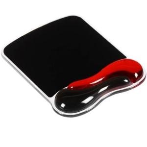 Red/Smoke Duo Gel Wave Mousepad