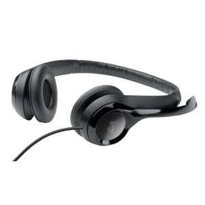 USB Computer Headset H390 with Noise-Canceling Mic and In-Line Controls
