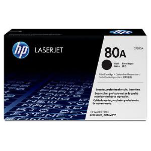 Black LaserJet 80A Toner Cartridge CF280A