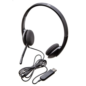 USB Headset - Black, PC Headset/Microphone Combo, Business use