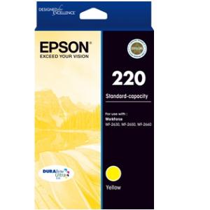 Standard Capacity 220 (C13T293492) Yellow Ink Cartridge